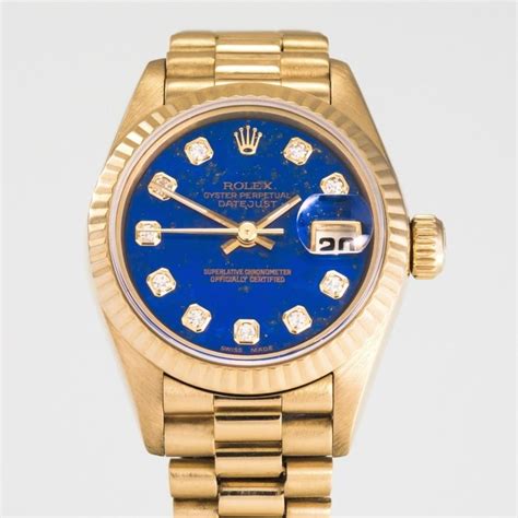 rolex datejust president blue dial